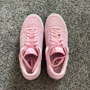 light pink adidas sneakers